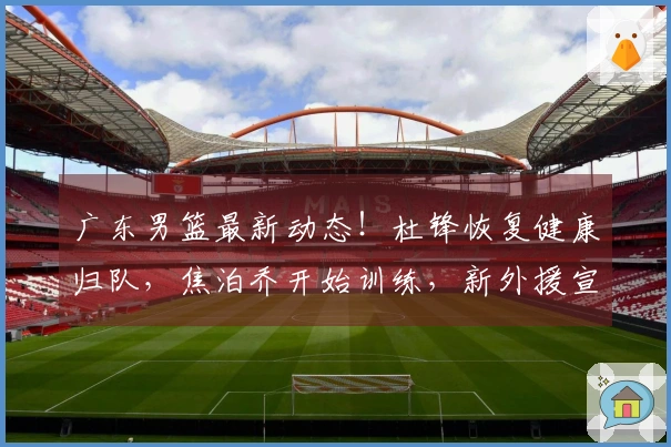 广东男篮最新动态！杜锋恢复健康归队，焦泊乔开始训练，新外援宣布加盟