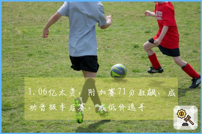 1.06亿太贵，附加赛71分狂飙，成功晋级季后赛，成低价选手